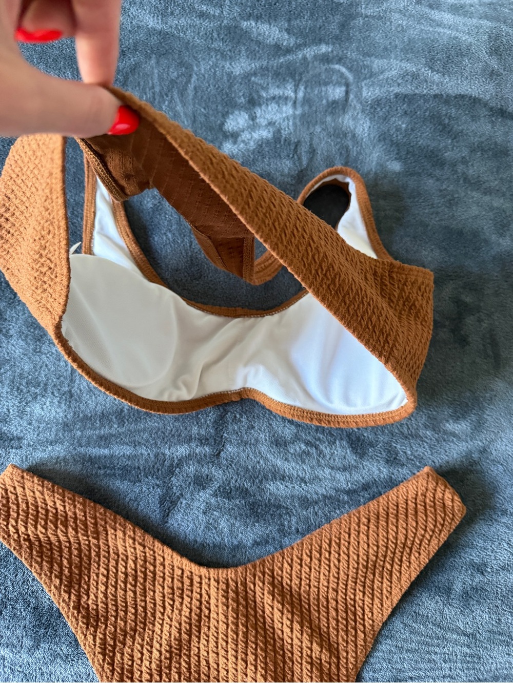 ✨Textured Scoop Bikini Set - Picture 11 of 14